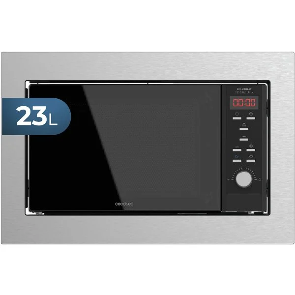 Microondas encastrable Cecotec GrandHeat 2350 23 L 900 W Grill Inox