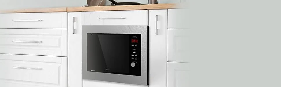 Microondas encastrable Cecotec GrandHeat 2350 23 L 900 W Grill Inox