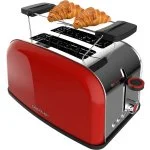 TOSTADOR DOBLE CECOTEC CORTO Toastin' time 850 Red