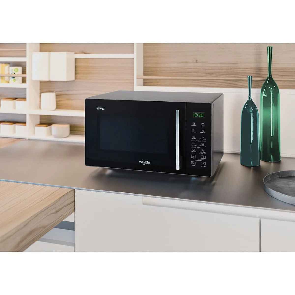 MICROONDAS WHIRLPOOL 25L NEGRO FUN VAPOR