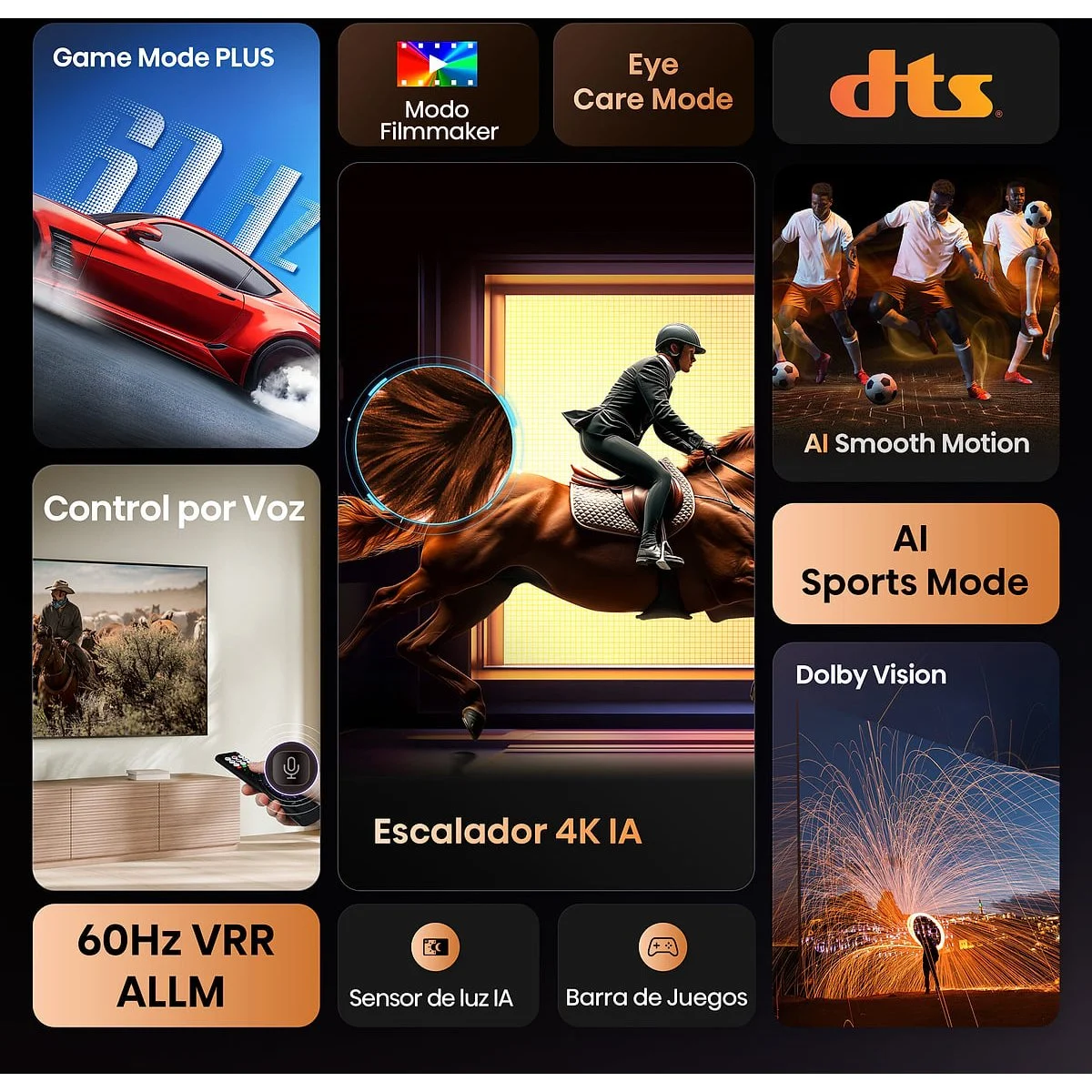 PANTALLA LED HISENSE 65" UHD 4K SMART TV