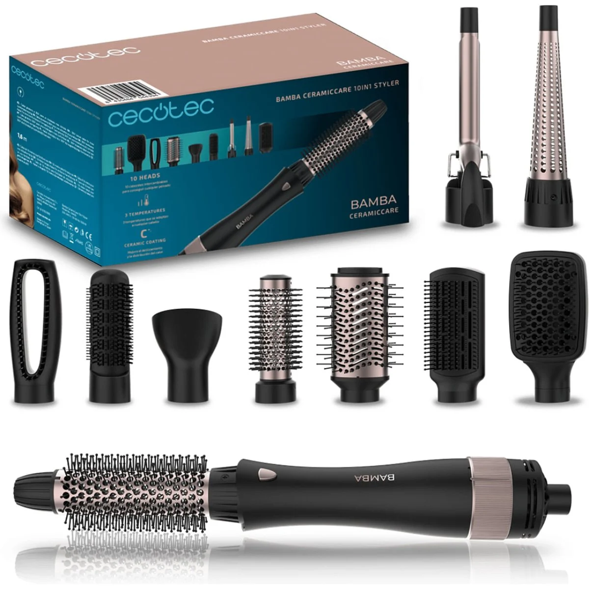 CEPILLO AIRE CECOTEC 10 EN 1 CeramicCare 10in1 Styler