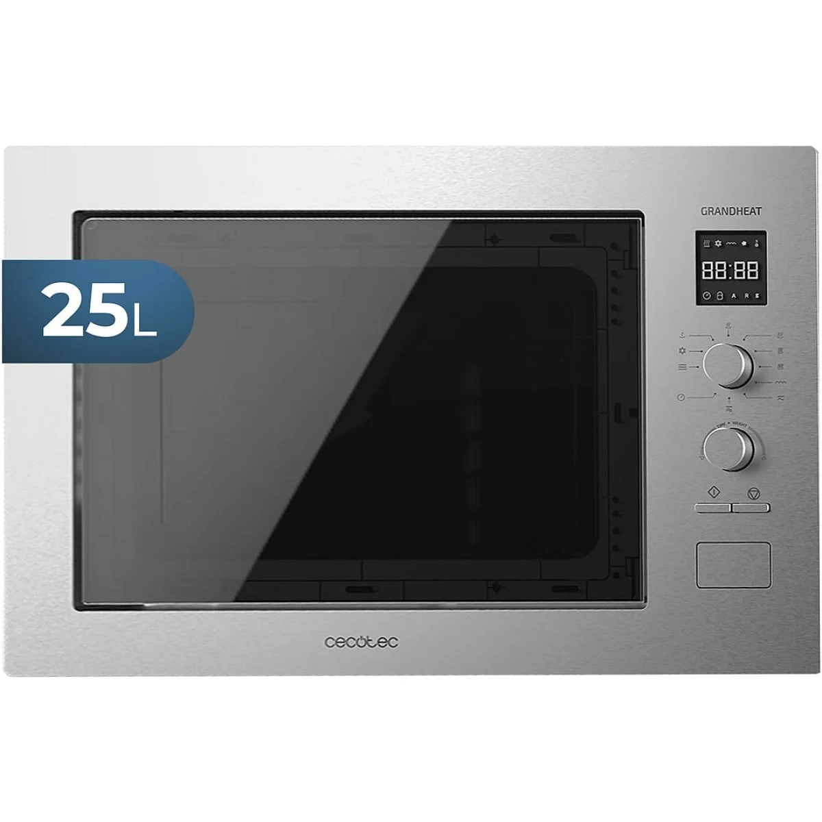 MICROONDAS ENCASTRE CECOTEC 25 L INOX GRILL