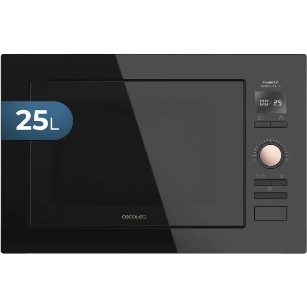 MICROONDAS ENCASTRE CECOTEC 25 L NEGRO/ROSE  GrandHeat 2590