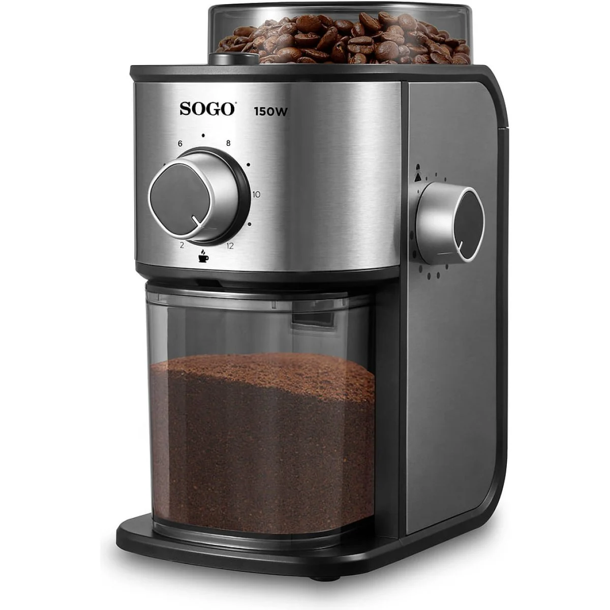 MOLINILLO CAFE SOGO PROFE 150W 14 NIVELE MOLIDO