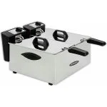 Freidora Doble Orbegozo FDR70 3.5L x 2 Inox