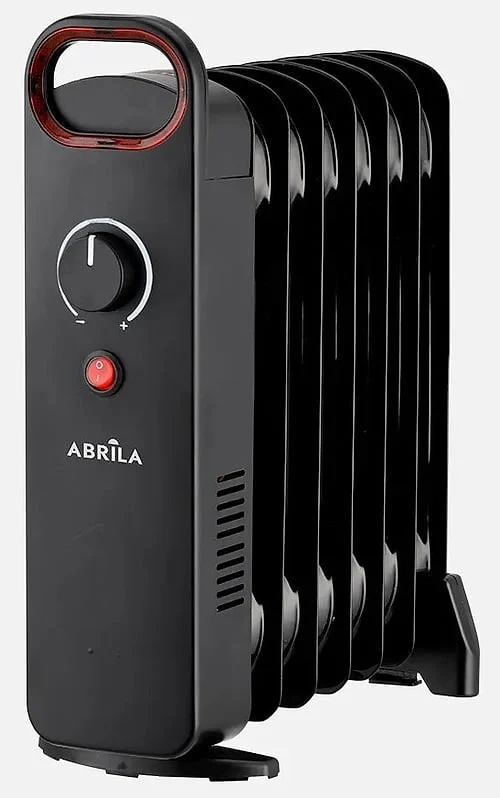 Mini Radiador Aceite Abrila Lapacho 7 Elementos 800W Negro