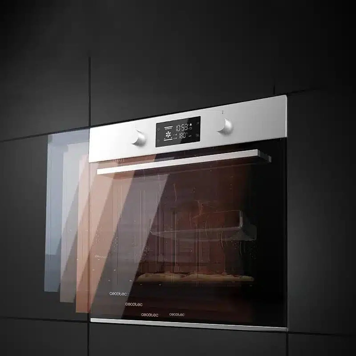 Horno Multifunción Cecotec Bolero Hexa P526000 73 L Inox Pirolítico