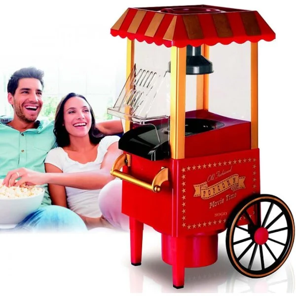 Carrito de Palomitas Sogo PAL-SS-11330 Retro 1200W