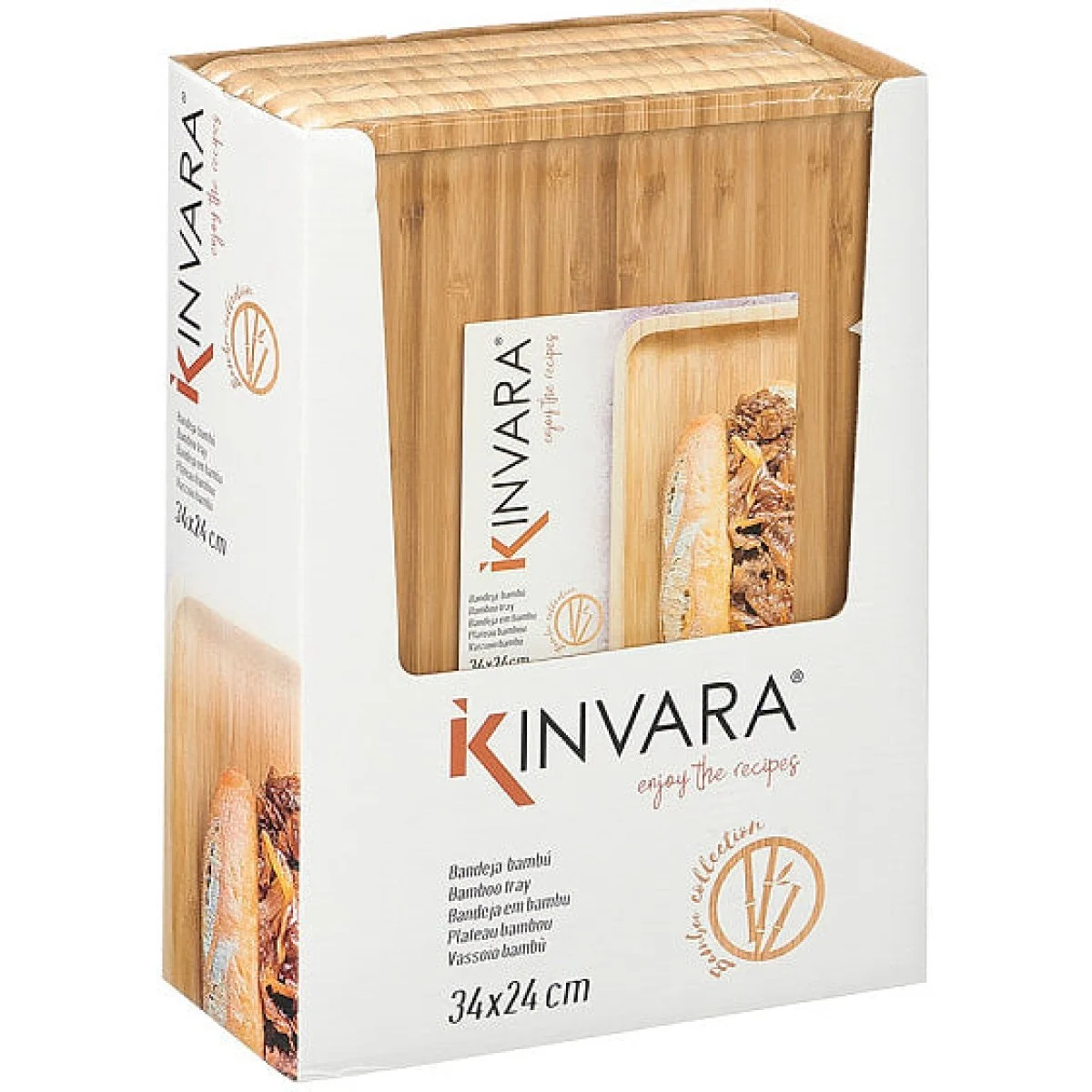 Set Aperitivo Kinvara 3 Piezas Bambu Elegante