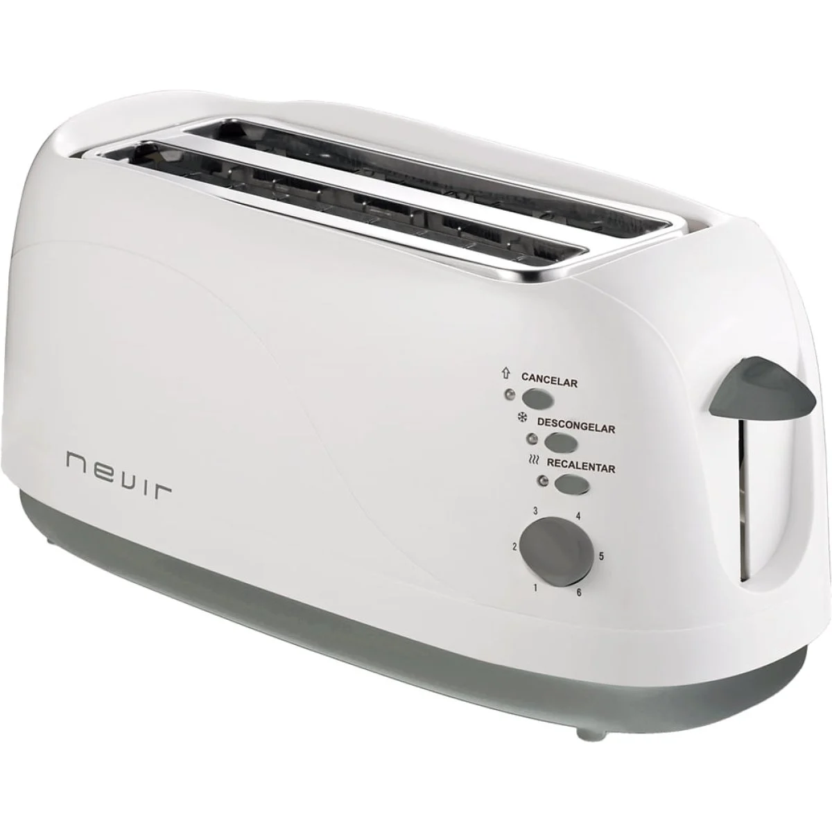 Tostador Nevir NVR-9814T 4 Rebanadas 1300W Blanco