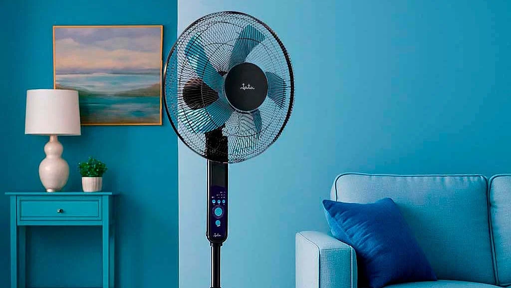 Ventilador de pie Jata JVVP3135 50 W 40 cm Negro 5 Aspas