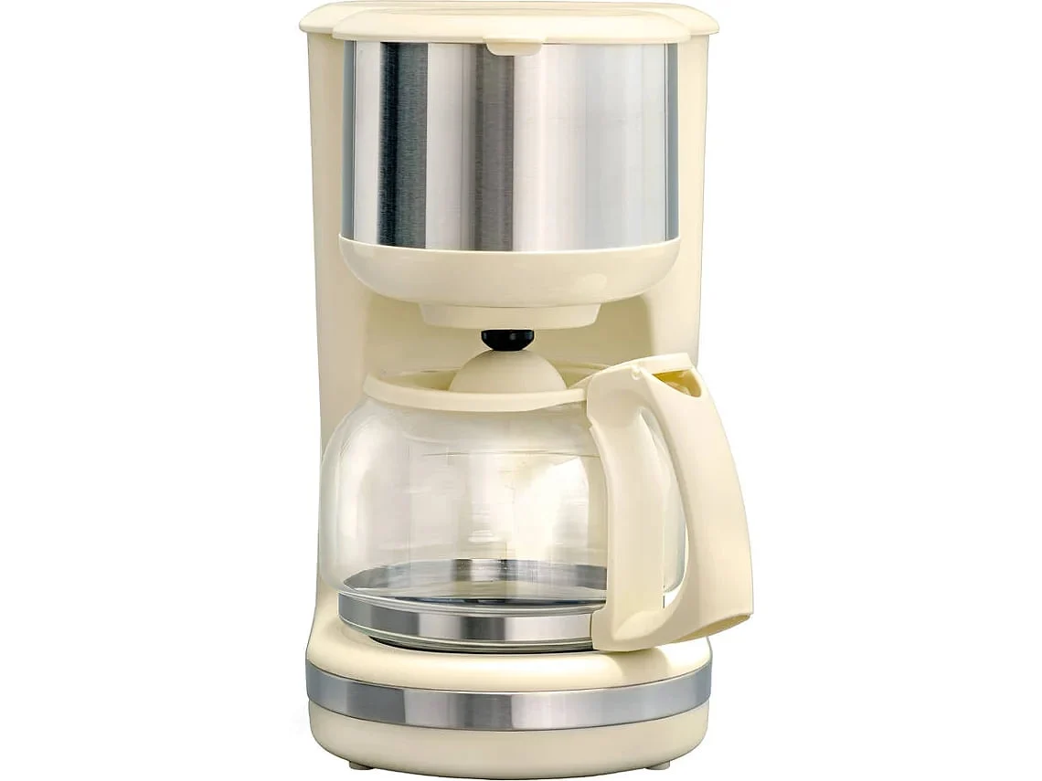 Cafetera Goteo Becken BDC8770CR 10 Tazas Retro Crema
