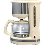 Cafetera Goteo Becken BDC8770CR 10 Tazas Retro Crema