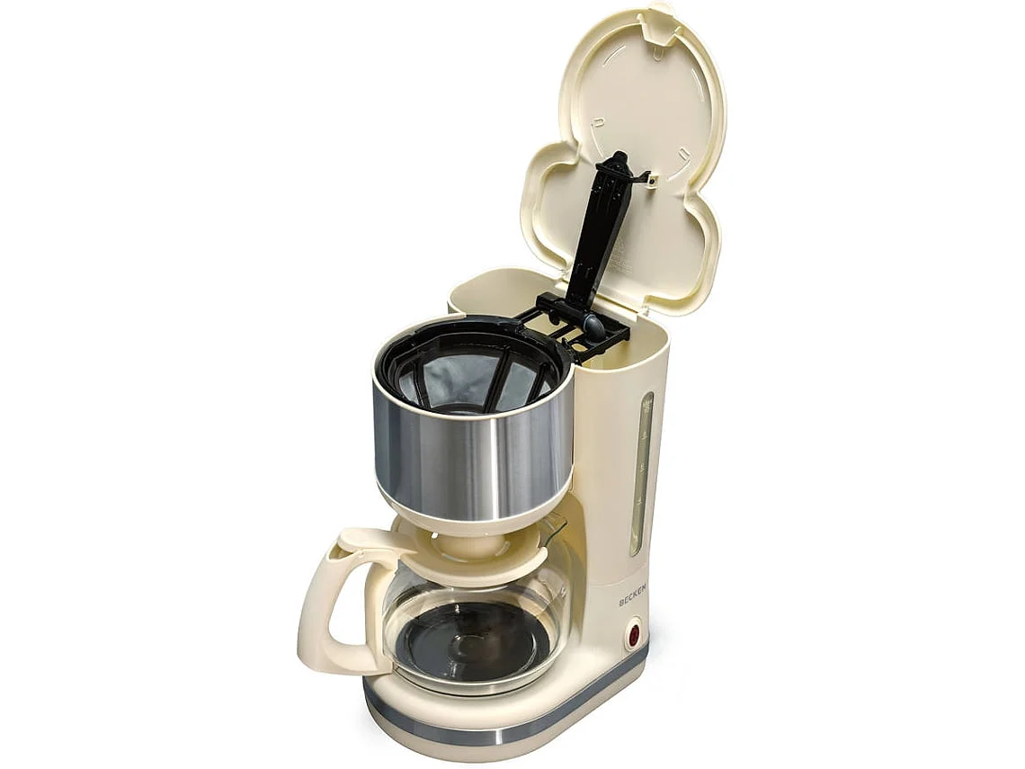 Cafetera Goteo Becken BDC8770CR 10 Tazas Retro Crema
