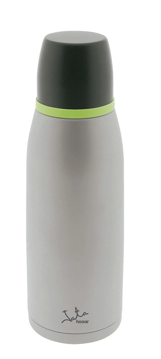 Termo Inox Jata 750 ml Gris Verde Aislamiento Doble Pared