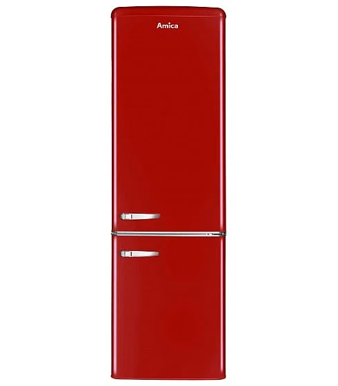 Frigorífico Amica 181x55 A++ Retro Rojo