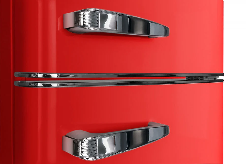 Frigorífico Amica 181x55 A++ Retro Rojo