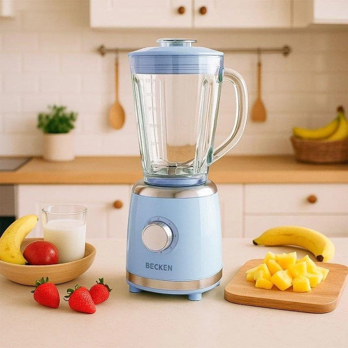 Batidora Jarra Becken BTB8768BL 500 W Retro Azul
