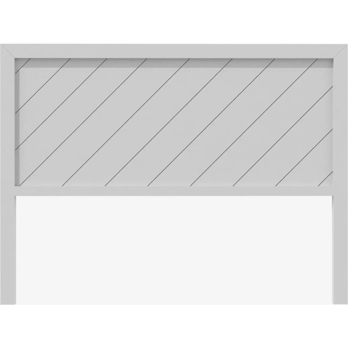 Cabecero de Madera Sara 120x160 Blanco Diseño Elegante