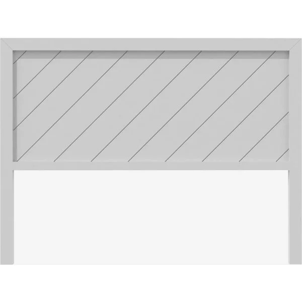 Cabecero de Madera Sara 120x160 Blanco Diseño Elegante