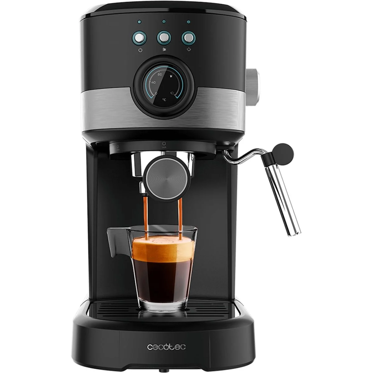 Cafetera Espresso Cecotec Power Espresso 20 Pro 2250 W 20 Bares Negra