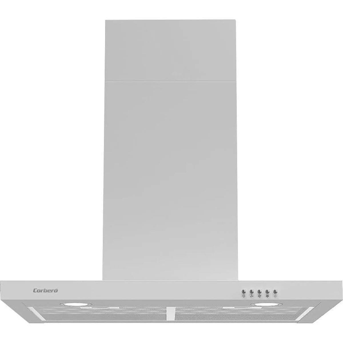Campana Plana Corbero VOSTOK760W 70 cm 647 m3/h Clase A Blanca