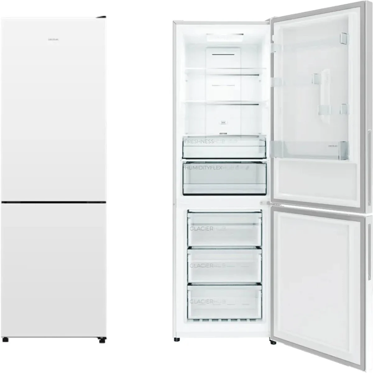 Frigorífico Combi Cecotec 185x60 D CoolMarket Combi 322i Blanco
