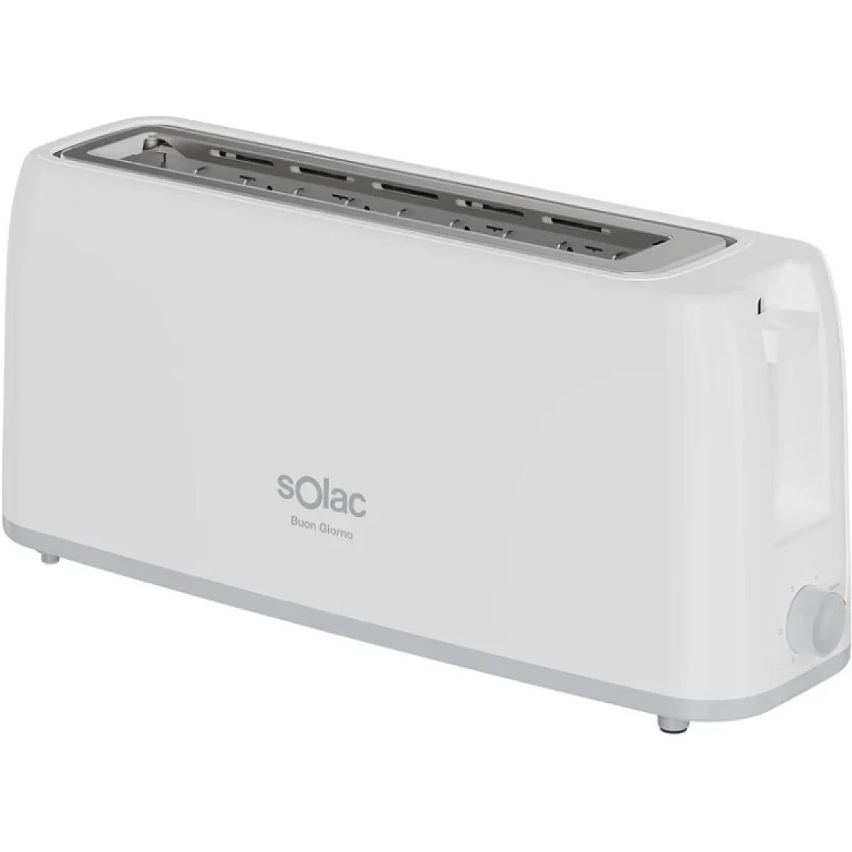 Tostador Solac TL5418 Boca Ancha Buon Giorno 890 W 2 Rebanadas Blanco