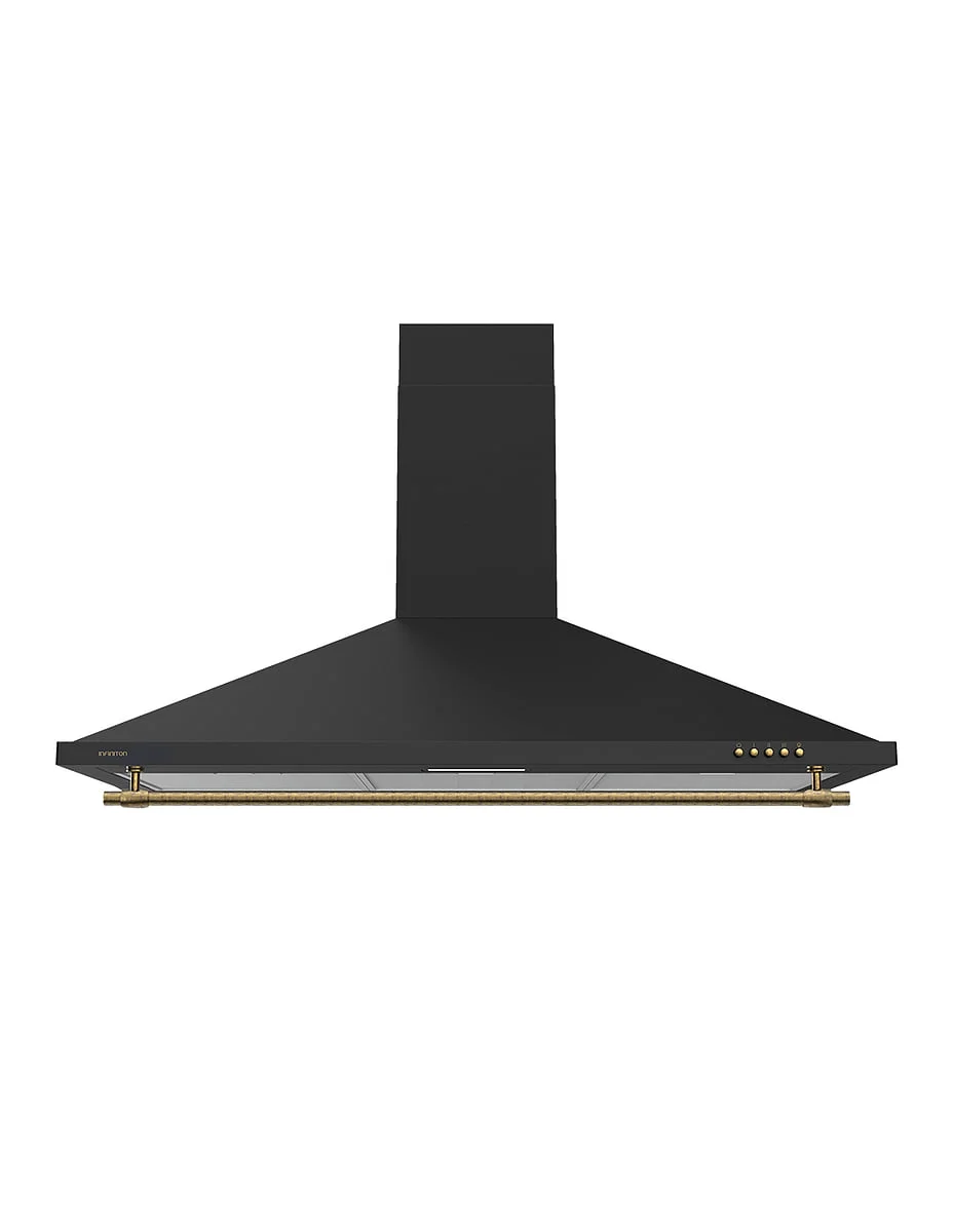 Campana rústica Infiniton CMPPRU92 90 cm 512 m³/h Clase C Negra