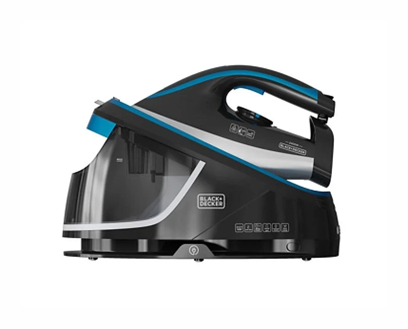 Centro Planchado Black + Decker 2400 W 8 Bares Negro