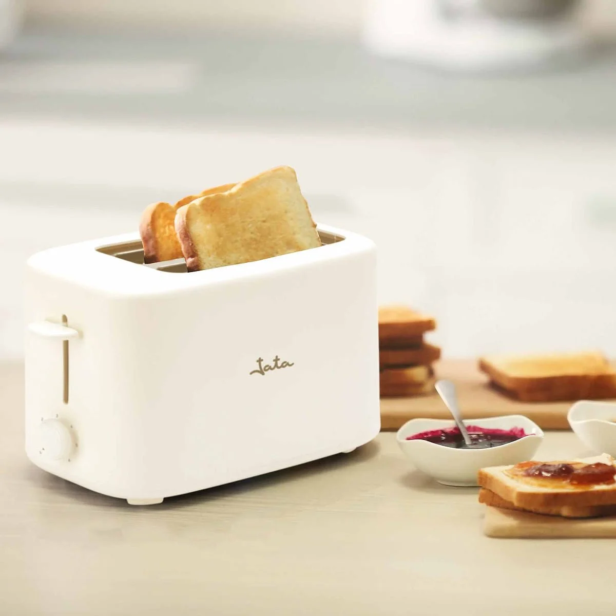 Tostador Jata T1048 Doble Pequeño Blanco 800W