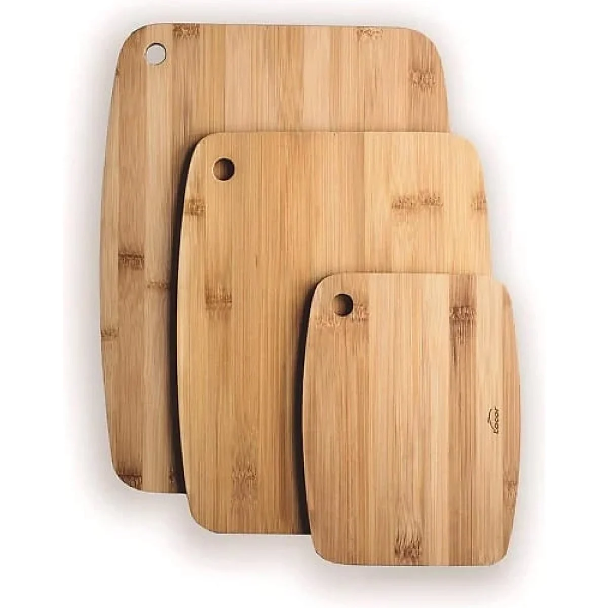 Set 3 Tablas de Corte de Bambú BricoCentro Natural