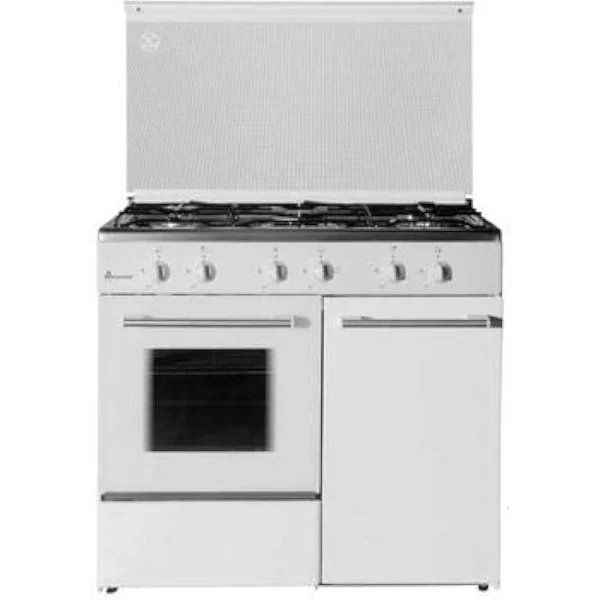 Cocina Benavent C590BSW 5 Fuegos Horno Blanca 90 cm