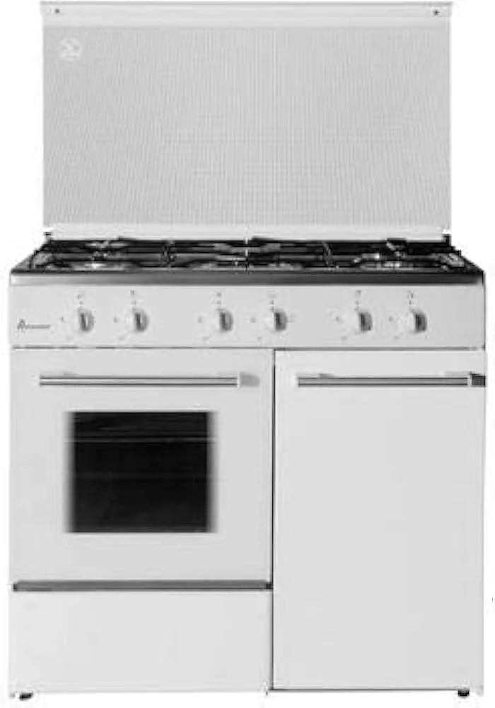 Cocina Benavent C590BSW 5 Fuegos Horno Blanca 90 cm