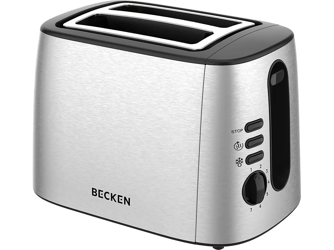 Tostador Becken BT8760 860-1050 W Inox 2 Ranuras Corto
