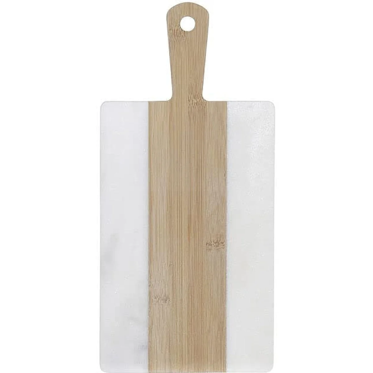 Tabla de Corte Rectangular Bestway Bambu/Mármol Blanca 38x18
