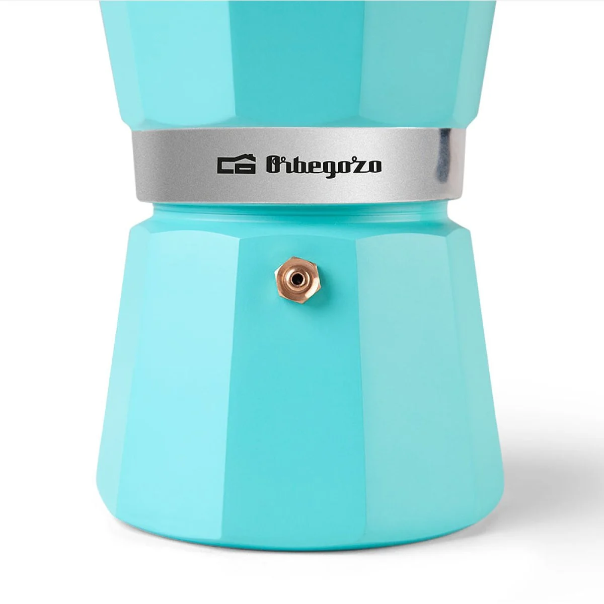 Cafetera Orbegozo KFV645 6 Tazas Aluminio Azul