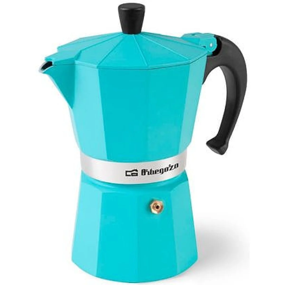 Cafetera Orbegozo KFV645 6 Tazas Aluminio Azul