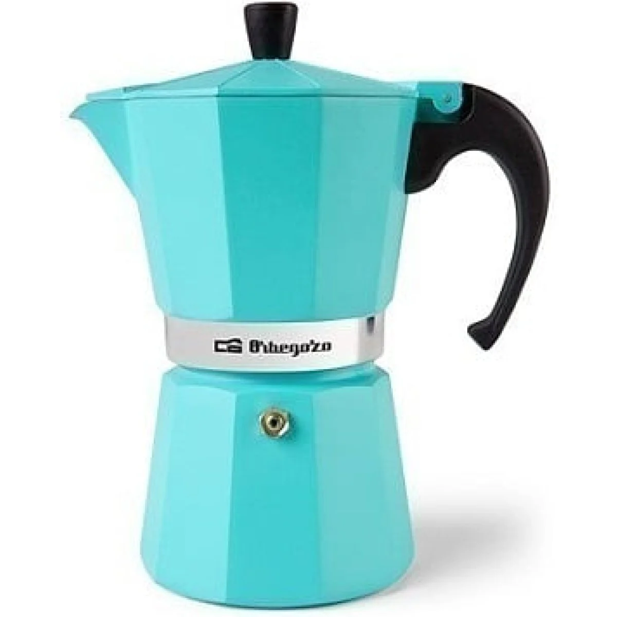 Cafetera Orbegozo KFV645 6 Tazas Aluminio Azul