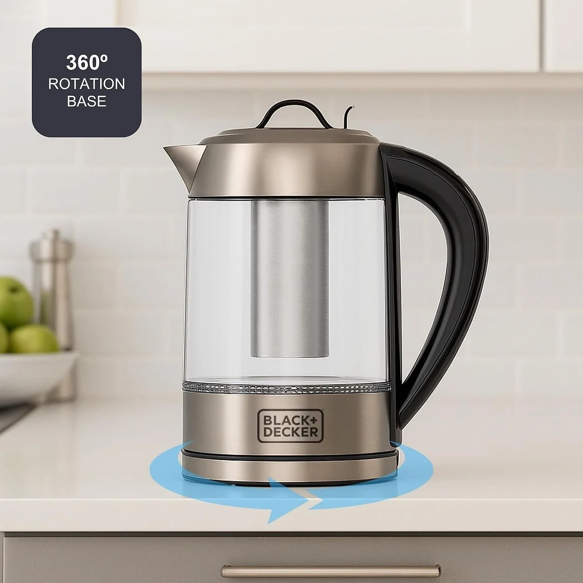 Hervidor Black & Decker BXKE2203E 1.7 L 2200W Inox