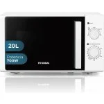 Microondas Hyundai HMW2700N 20 L 700 W Control Manual Cristal Negro