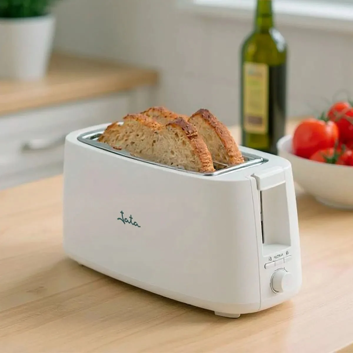 Tostador Jata JETT1584 4 Rebanadas 1400W Blanco