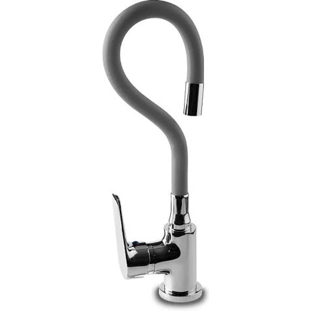 Grifo Fregadero Artic Caño Alto Flexible Gris