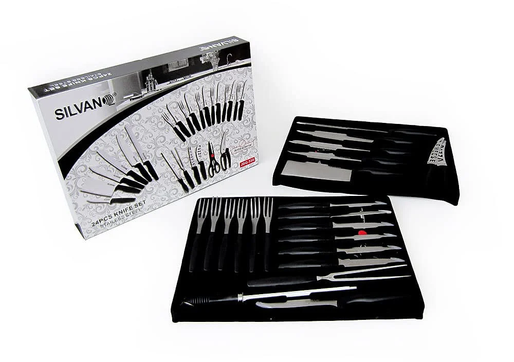 Juego de cuchillos completo Silvano 24P