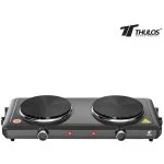 Cocina eléctrica Thulos Negra 2 fuegos