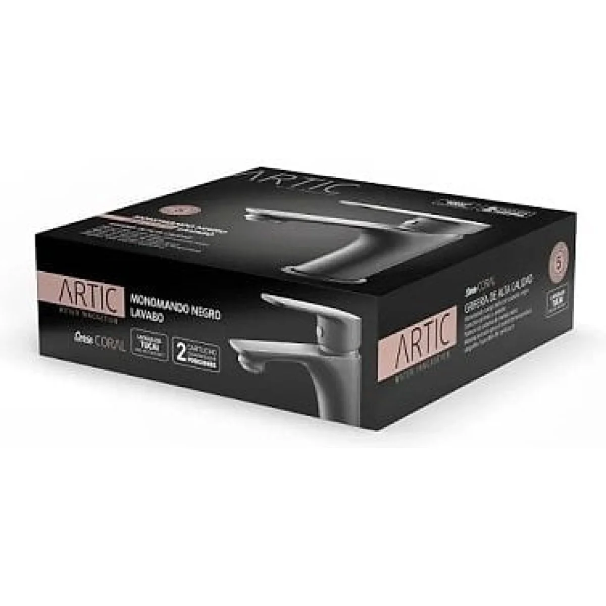 Grifo de Lavabo Artic Negro