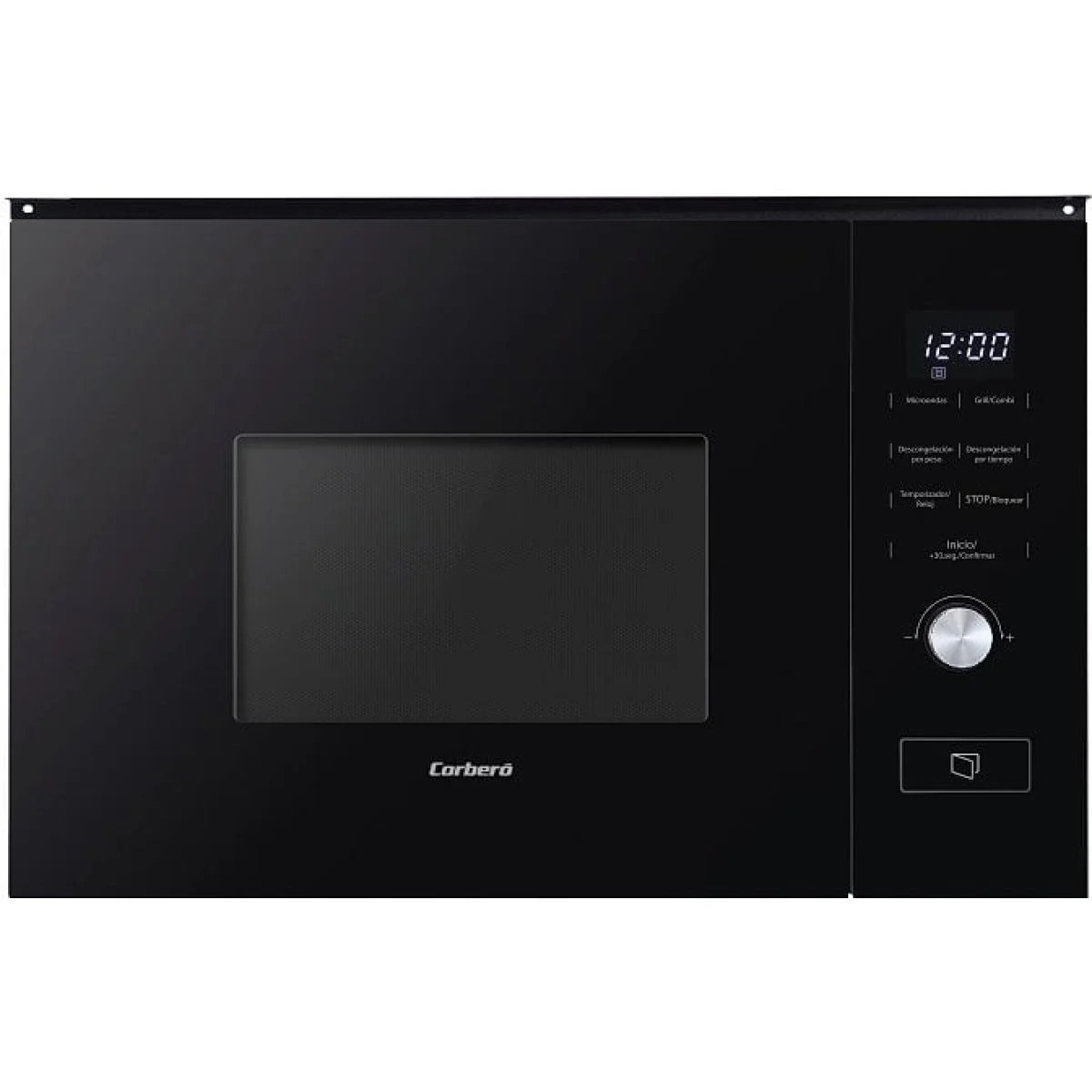 Microondas Encastre Corbero CMICG520GLNI 20 L 700 W Cristal Negro