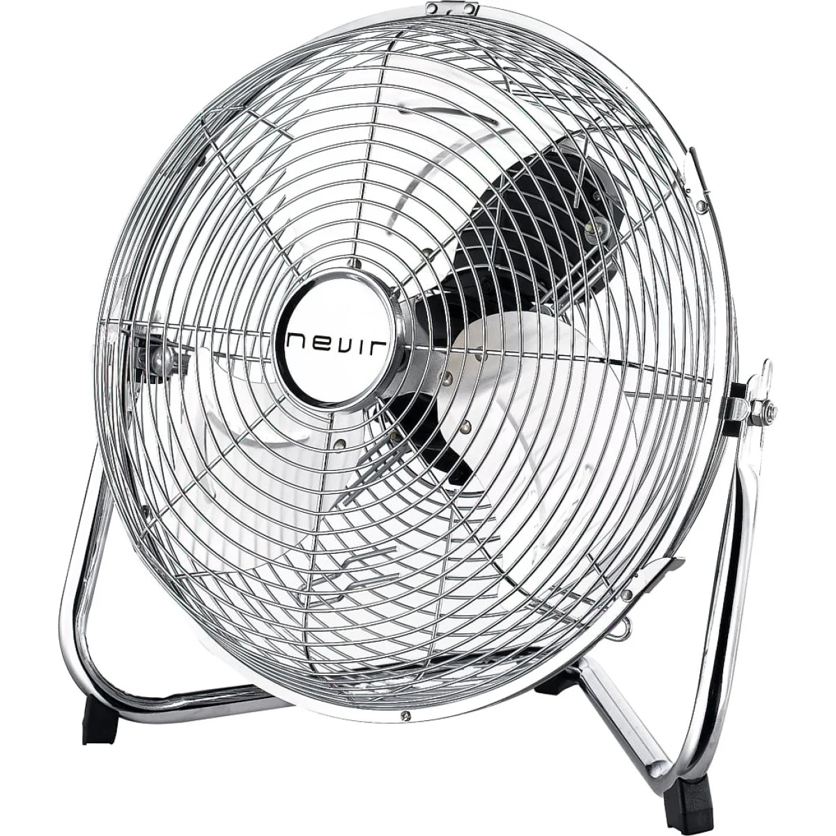Ventilador Industrial Nevir NVR-VS30-2-M 30 cm 55W Cromado Alta Velocidad