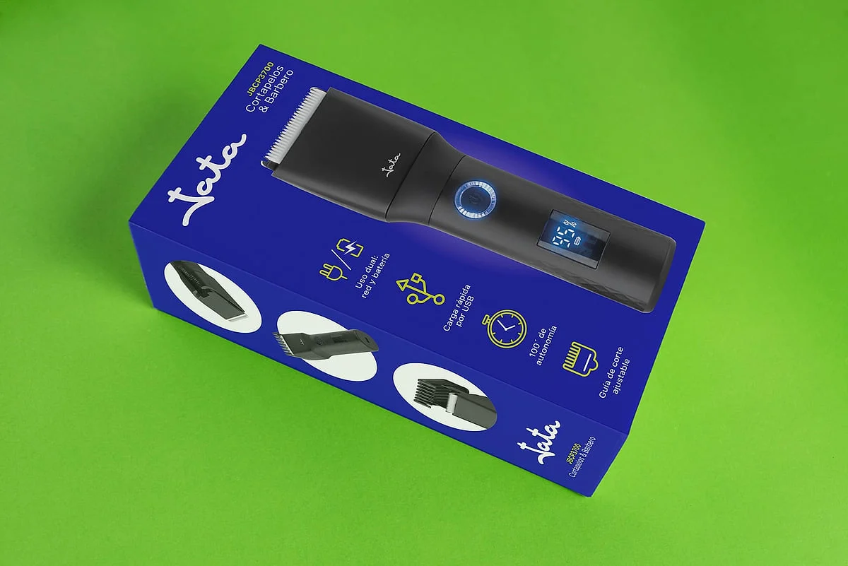 Cortapelos Jata JBCP3700 Carga USB Negro